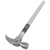 Martillo 20oz pulido uña recta ango tubular iantado truper..